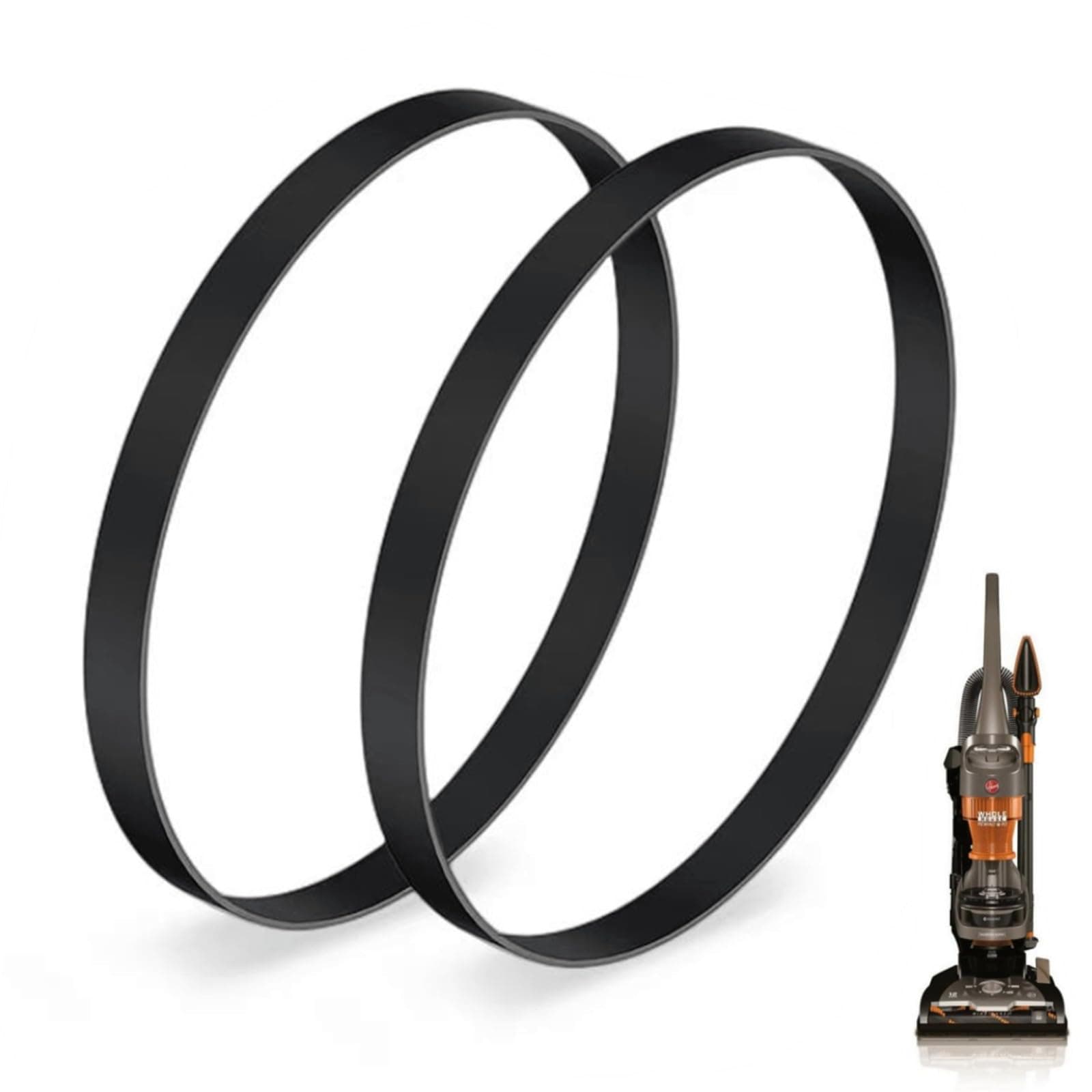 JEDELEOS Replacement Belts for Eureka PowerSpeed Lightweight Vacuum, Fits Models NEU180, NEU180B, NEU180C, NEU182, NEU182A, NEU186, NEU188 & NEU188A, Replace Parts E0205, Pack of 2