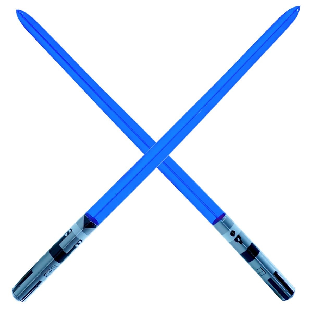 megasumer 2 Premium - Blue Single Blade Inflatable Light Saber Swords, Lightsaber, Party, Gift, Action Play, Blow Up Luke Lightsaber (Blue 1-Blade)