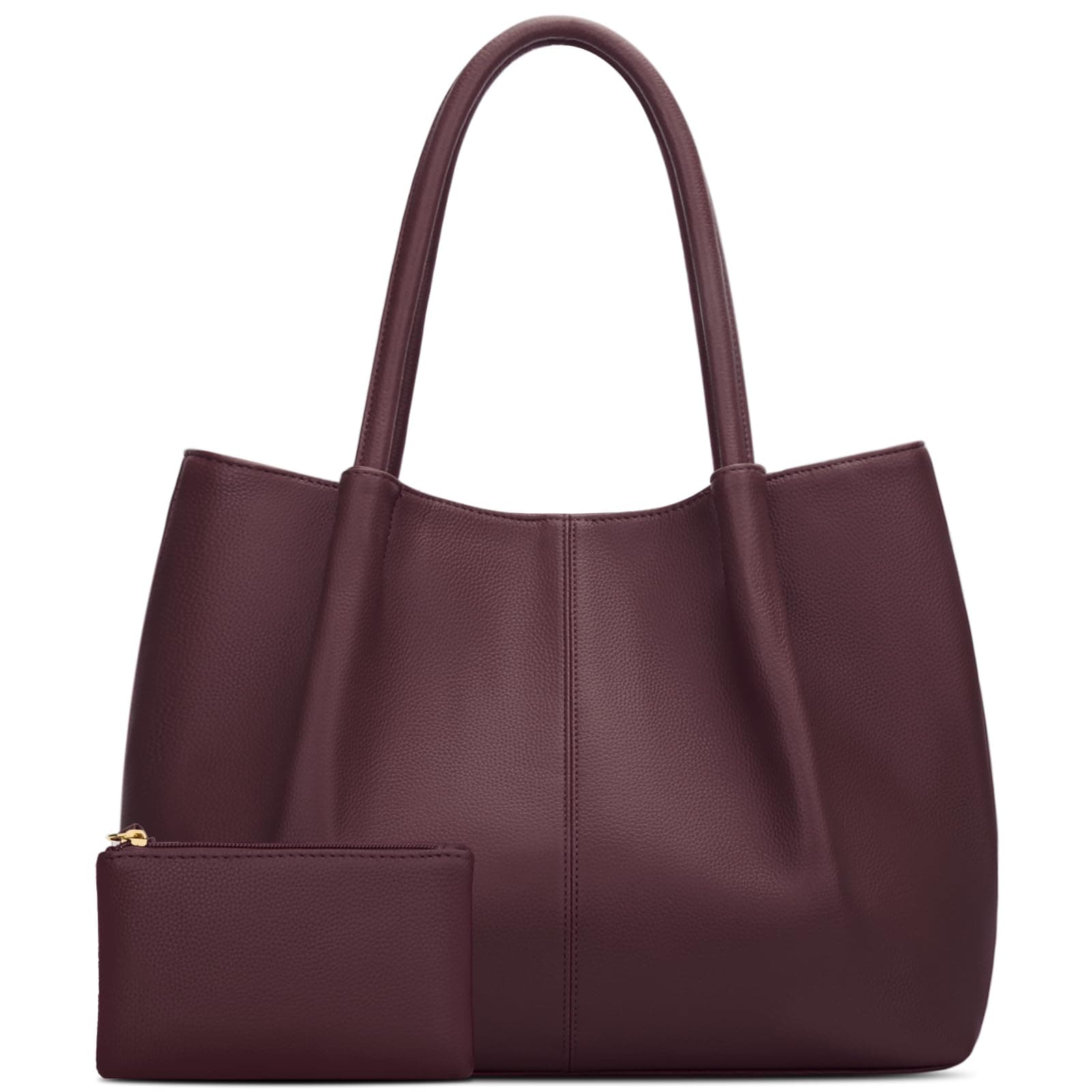 KKXIU Tote Bag for Women Vegan Leather Shoulder Purse Large Capacity Travel Bag