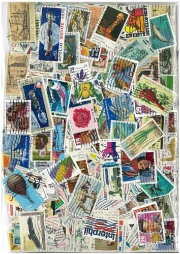 United States Used Postage Stamp Collection - 100 Different Stamps