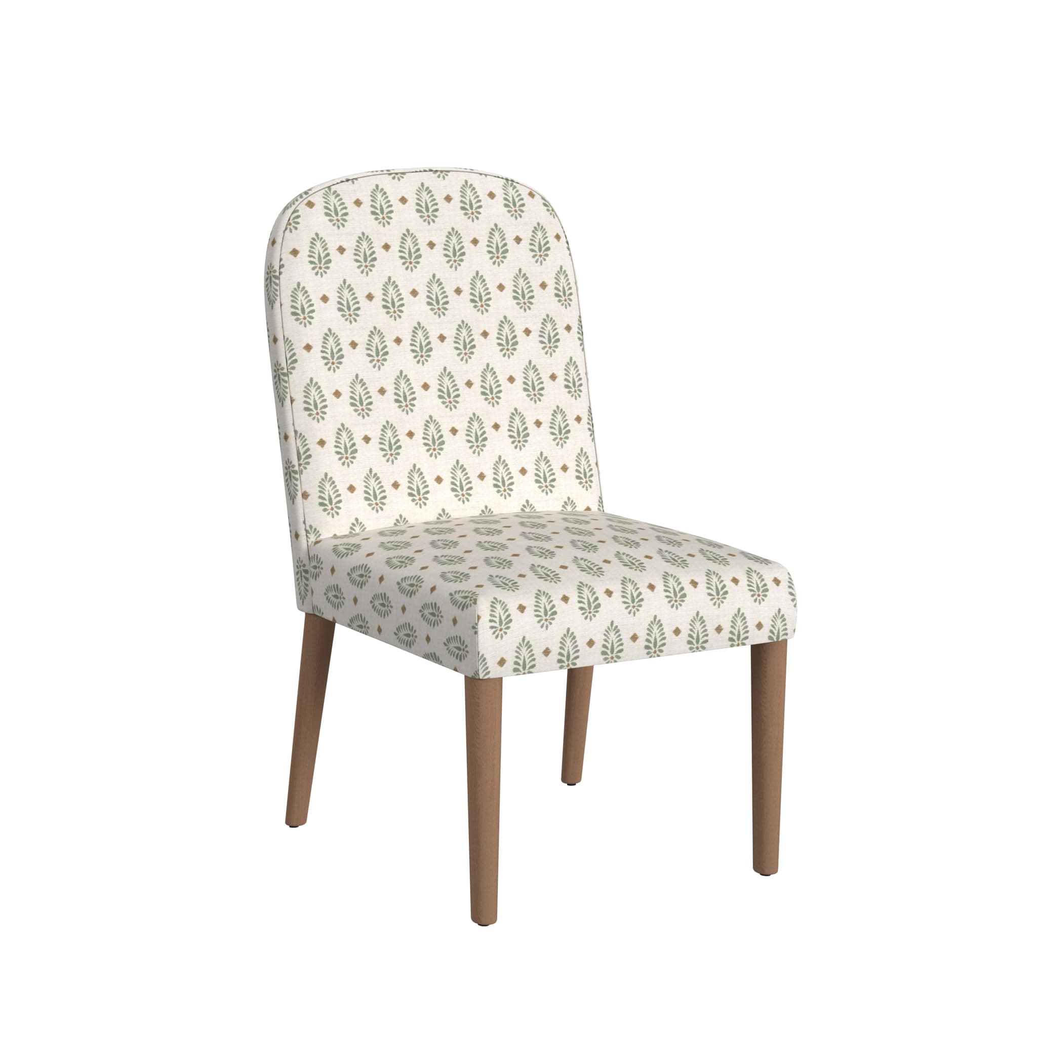Classic Parsons Dining Chair, Sage Paisley Medallion (Single Pack)