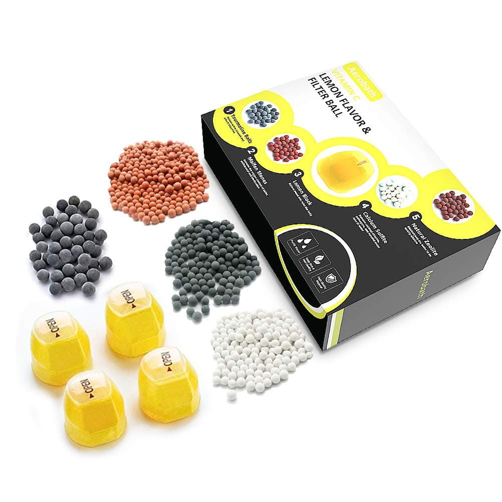 Aerobath Shower Head Handheld Vitamin C Shower Filter Cartridge, Replacement Water Filters, Chlorine & Flouride Showerhead Filter for Dry Skin & Hair