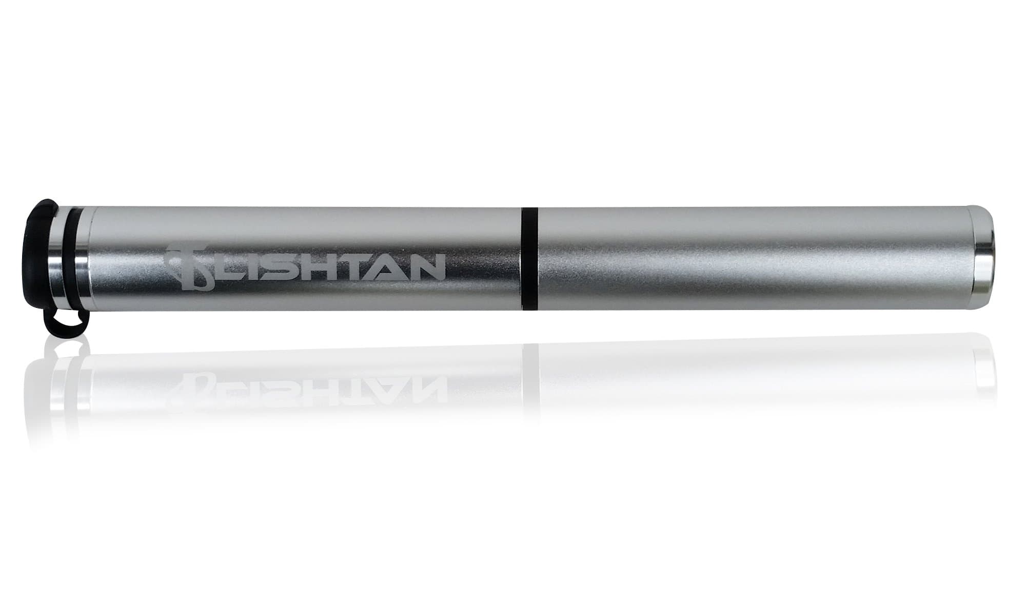 Premium Quality Compact Mini Bike Pump - Built-in Flexible Hose with Frame Mount and Ball Needle - Compatible with Presta and Schrader Valves