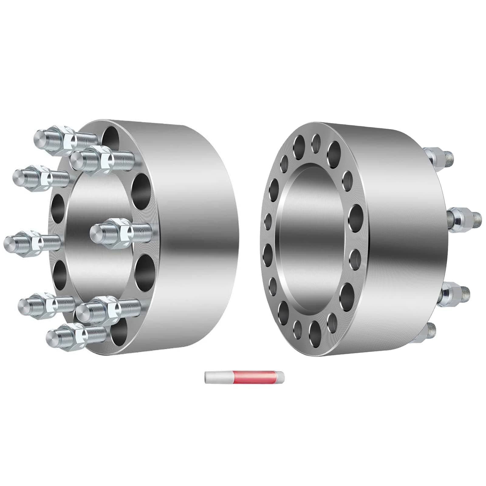 8x6.5 Wheel Spacers for Sierra 2500 HD for Ford for F-250/E-250 for GMC Yukon XL 2500 for Chevy for Suburban 2500 for Silverado 1500, 2Pcs 3 inch Wheel Adapters & Spacers 9/16 Studs 125mm Bore