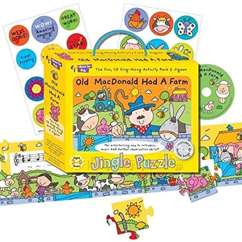 Music for Kids Old MacDonald Had a Farm Jingle Puzzle
