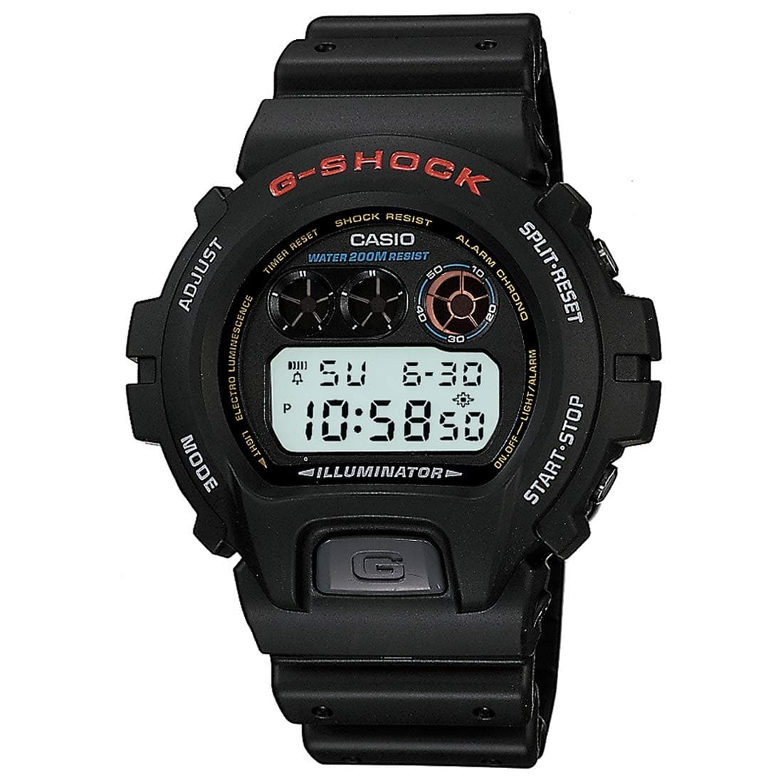 Casio G-Shock Digital Black Dial Men's Watch - DW-6900-1VQ(G008)