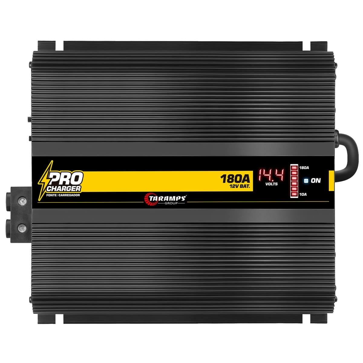 Taramps Pro Charger 180A Battery Charger Car Audio System Power Supply 2590 Watts Max Output Power Rating, Voltmeter - Bivolt 127/220VAC Input Voltage