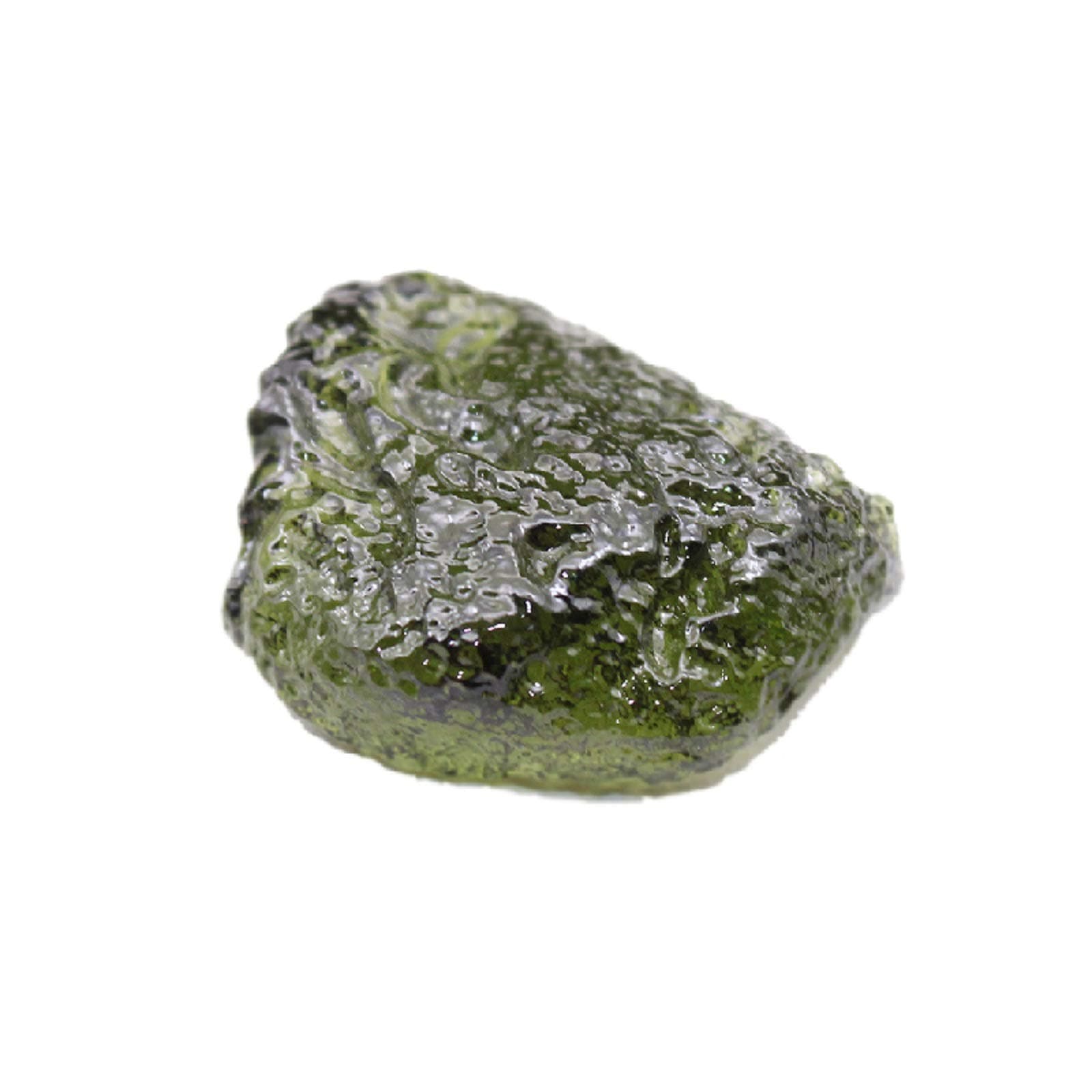 Green Irregular Shape Moldavite Czech Meteorite Multifunctional Artificial Raw Rough Crystal Energy Stone for Art Jewelry Making