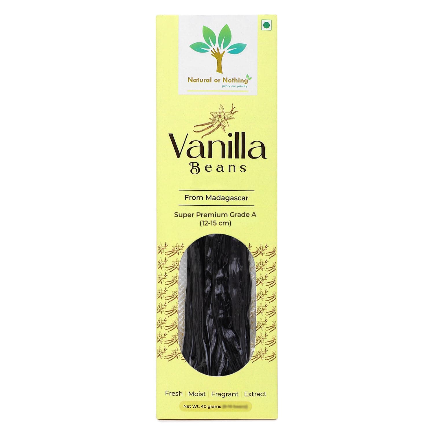 Gourmet Vanilla Beans from Madagascar | 40 Grams (16-18 Small Beans) | Super Premium Grade A (12-15 cm) Pods | Sticks | For Baking, Extract, Cooking, Ice Cream, Coffee Brew