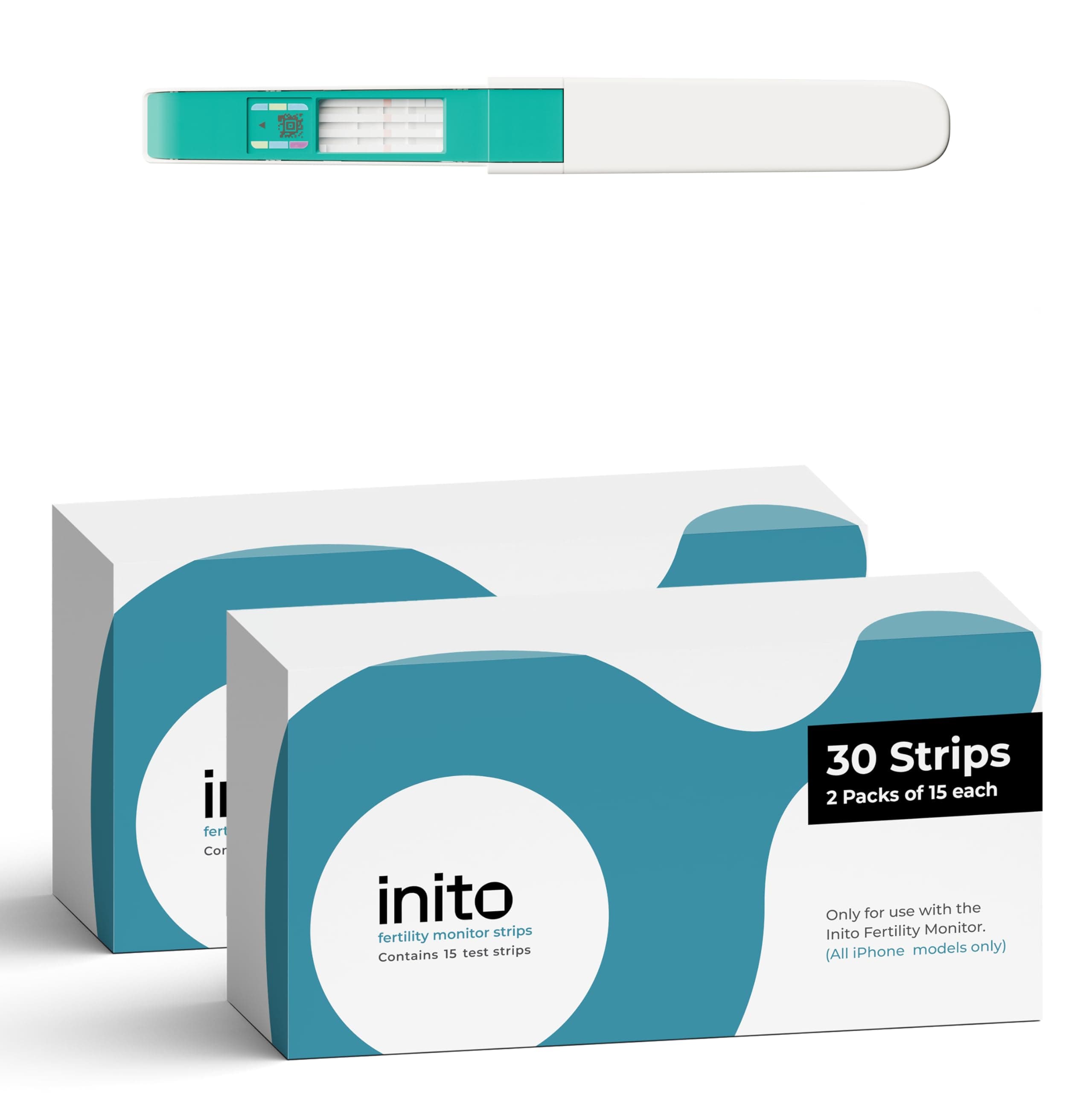 Fertility Test Strips | Pack of 30 | Compatible only with Inito Fertility Monitor | Compatible with iPhone Models only