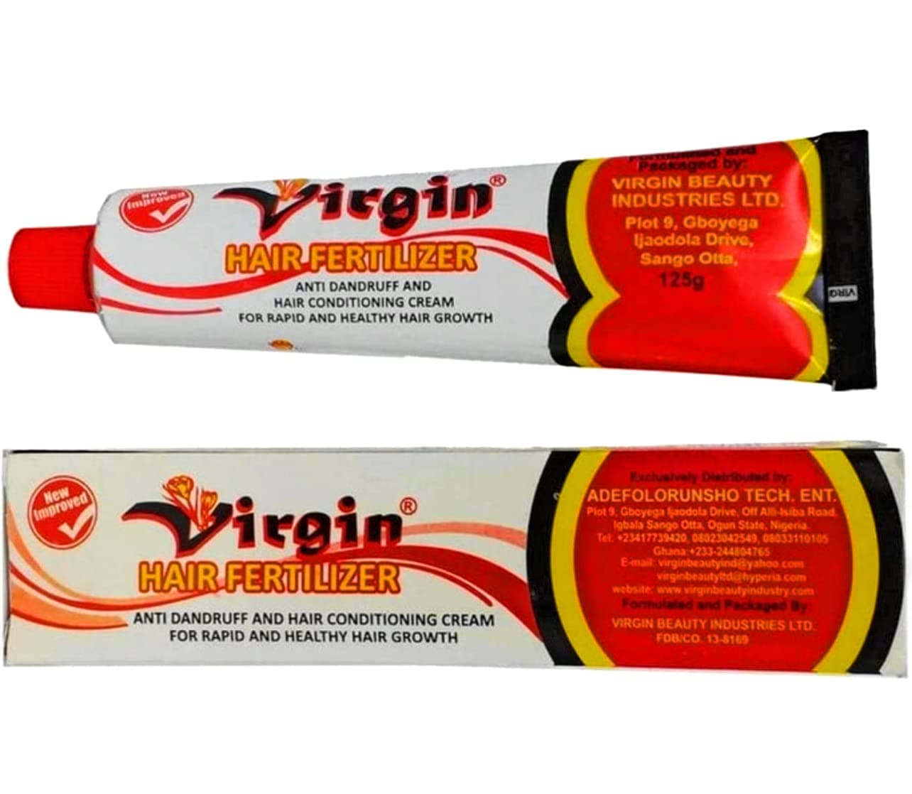 Virgin Hair Fertilizer New Improved 125g