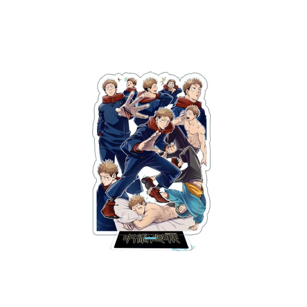 Jujutsu Kaisen Standing Figure 6pcs Anime Acrylic Standing Figure Inumaki Toge Nanami Kento Geto Suguru Action Figure Stand Miniature Desk Decoration Model Stand Figure