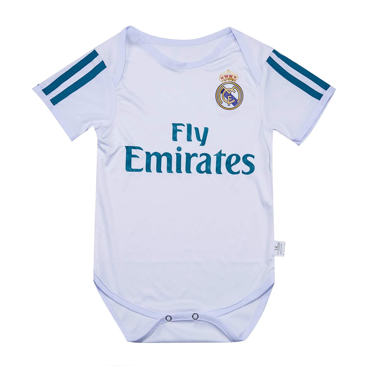 Real Madrid Bodysuits Onesize For 9-18 Months Baby Suit White