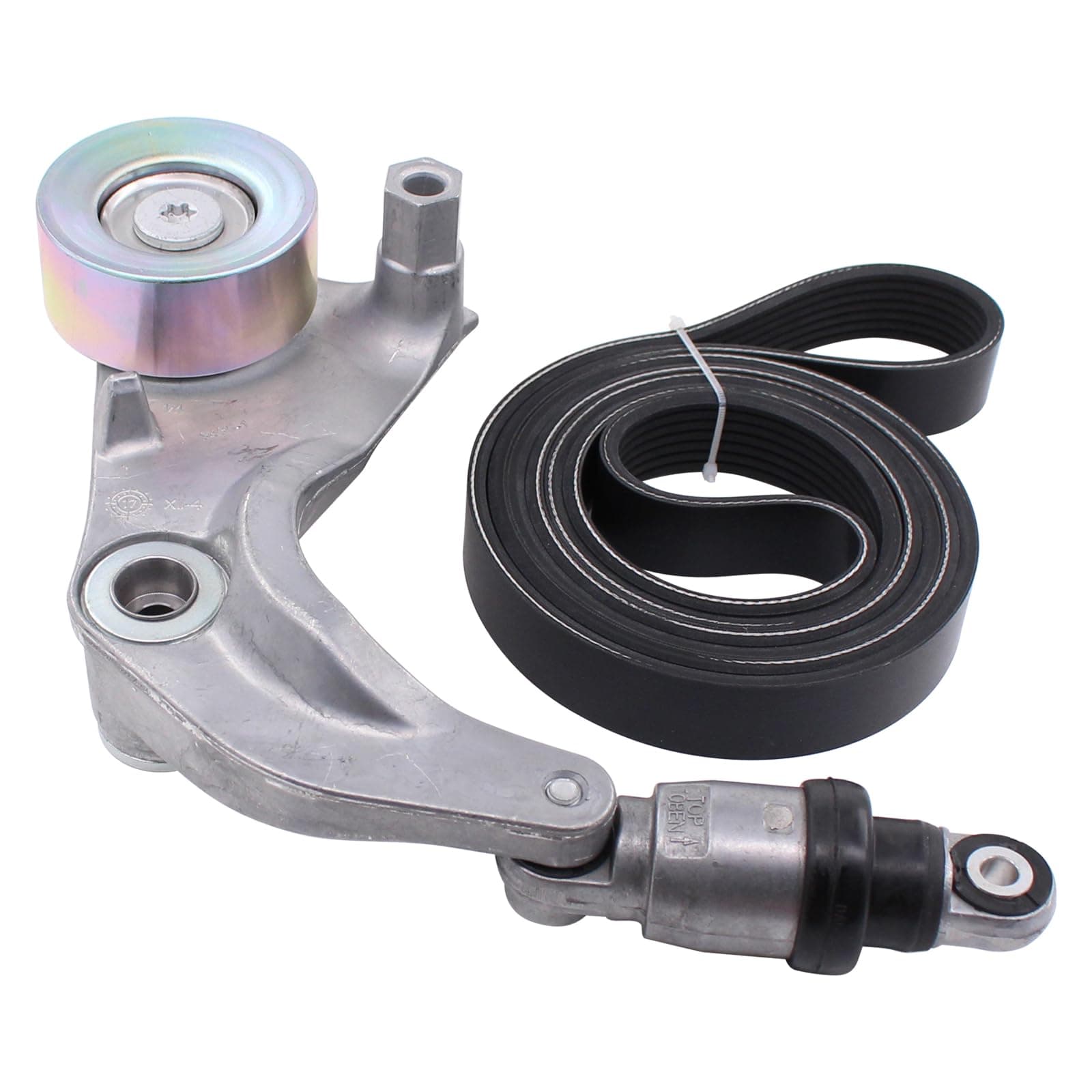ApplianPar Serpentine Belt and Accessory Drive Belt Tensioner Pulley Assembly for Honda Civic 1.8L 2007-2011