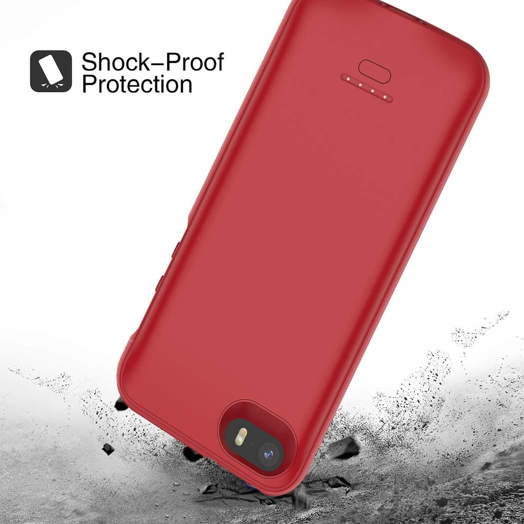 Battery Case for iPhone 11 Pro Max Wireless Charging, 6000mAh Charging Case with Qi Wireless Charging for iPhone 11 Pro Max (6.5 inch) Rechargeable Battery Case (Black)