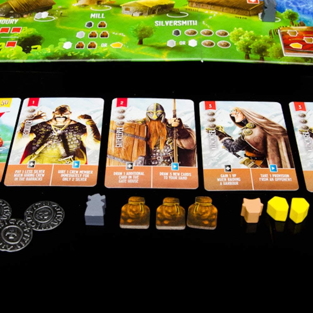 Renegade Game Studios Raiders of The North Sea,Renegade Game Studios Raiders of the North Sea, Ages 12+, 2-4 players, 60 - 80 minutes, Worker placement, Spiel Des Jahres Kennerspiel 2017 Nominee