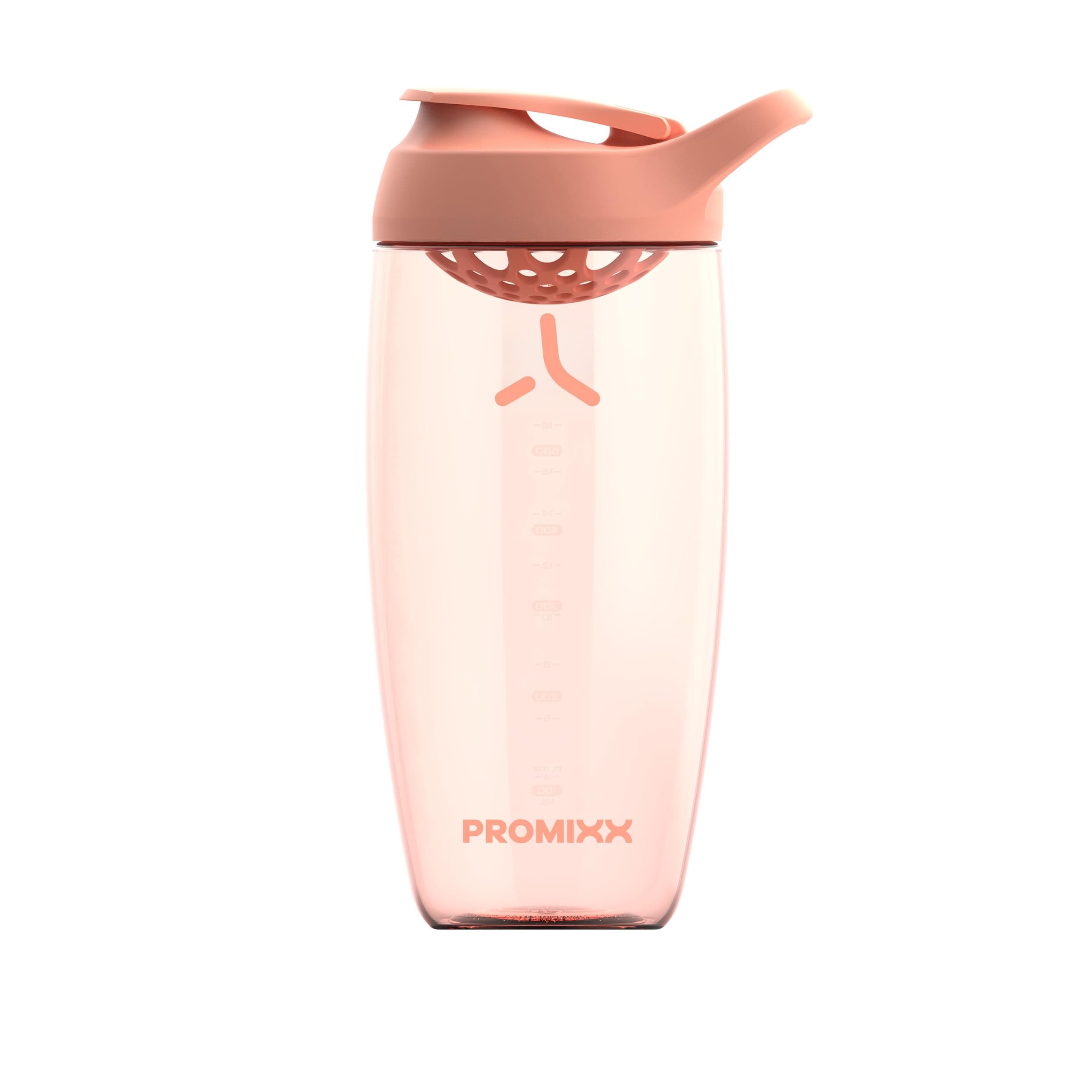 Pursuit Protein Shaker Bottle - Premium Shaker for Protein Shakes - Lifetime Durability, Leakproof, Odourless - 700ml / 24oz (Coral)