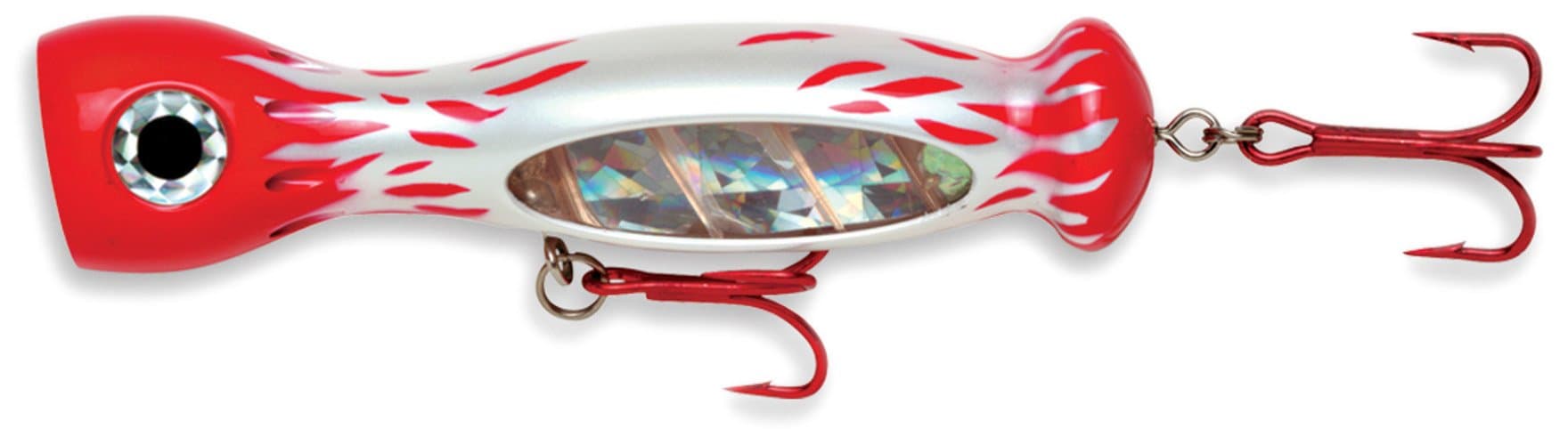 Williamson Jet Popper 05 (Red White Flame, Size- 5.25)