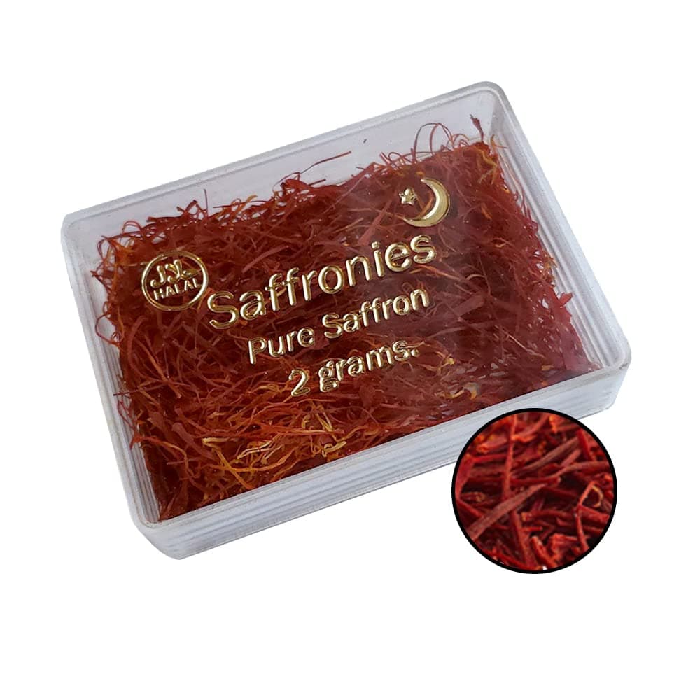 Musafa Saffron Threads 2 Grams, Spanish Red Filaments Cat A, Natural Spice For Your Food.(2 Grams)