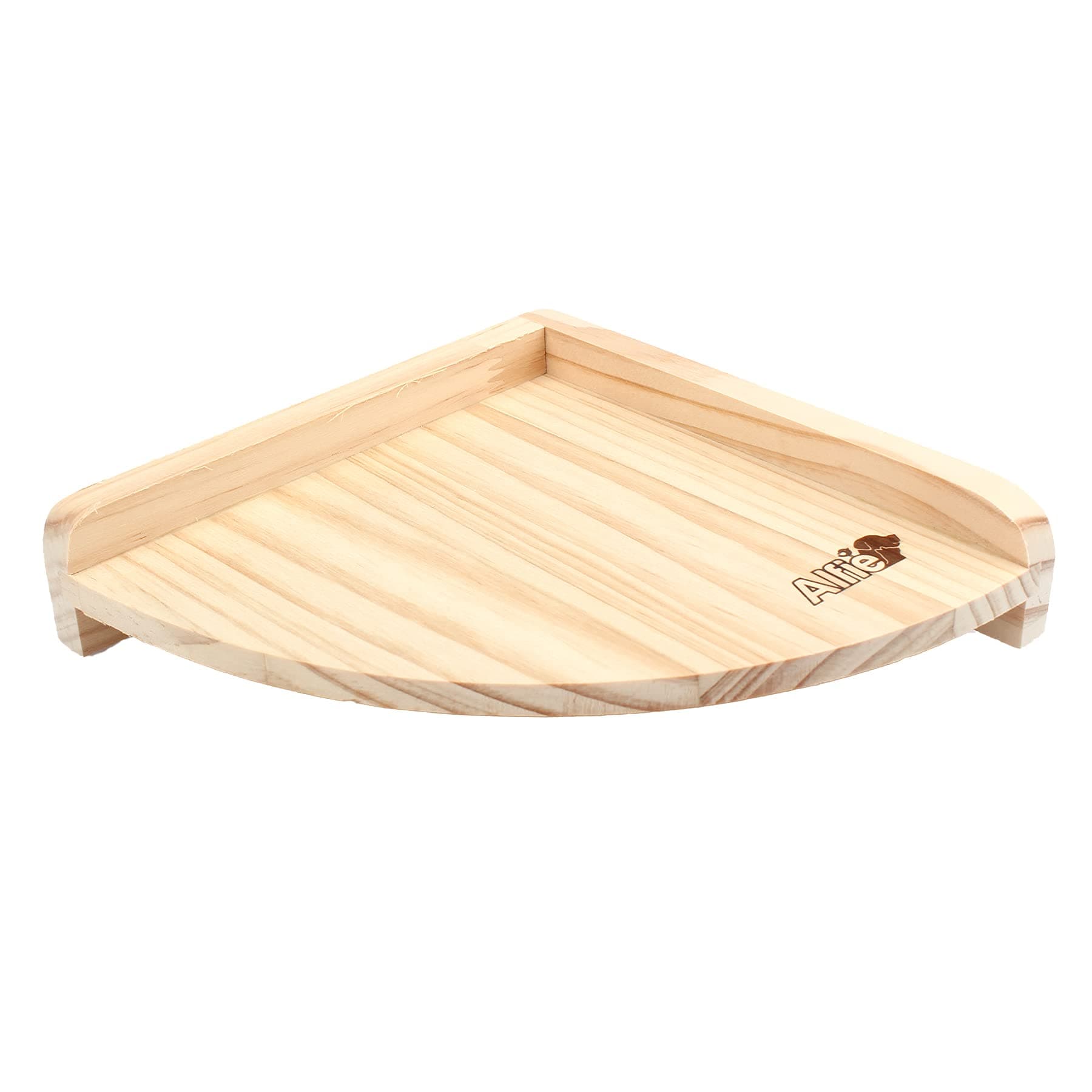 AlfiePet - Nick Wood Corner Platform for Mouse, Chinchilla, Rat, Gerbil and Dwarf Hamster