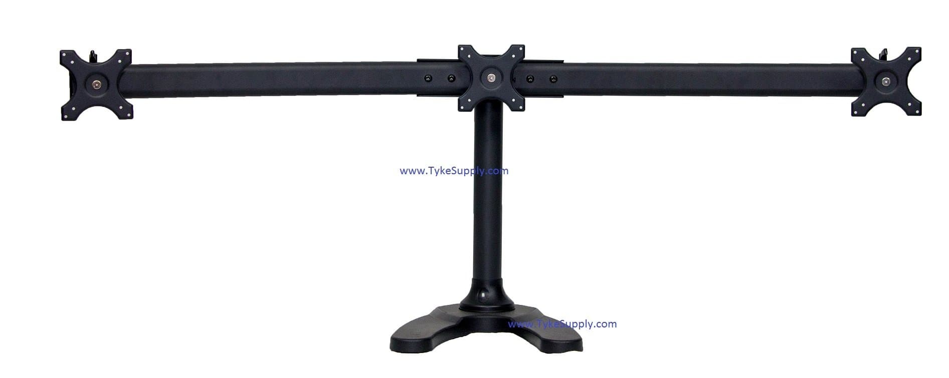 Tyke Supply Triple Free Standing Monitor Stand with Flush mounts Model 73BF