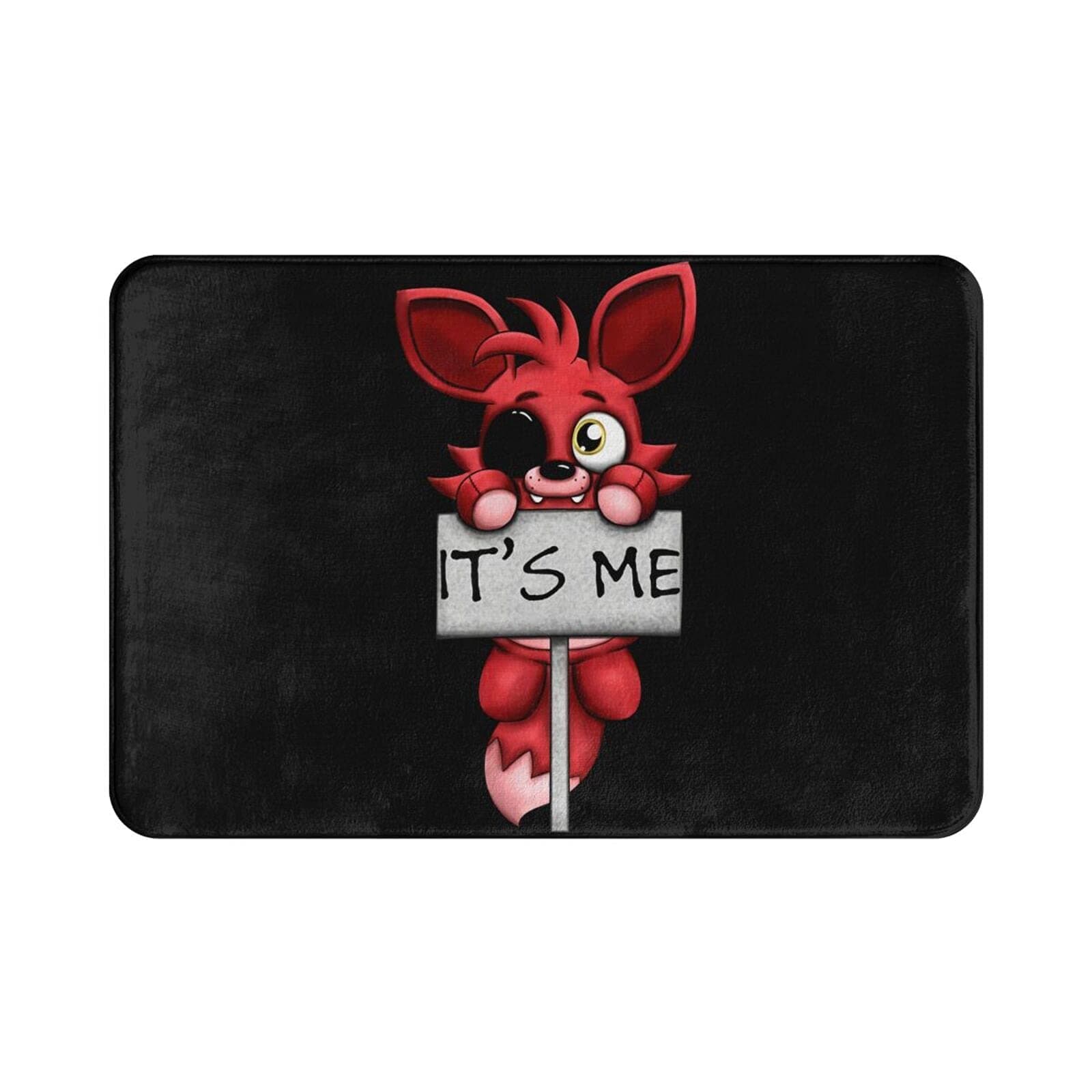FNAF Plush Foxy Area Rug Floor Mats Funny Carpet ,Doormat for Living Room Bedroom Home Decor15.7 X23.5