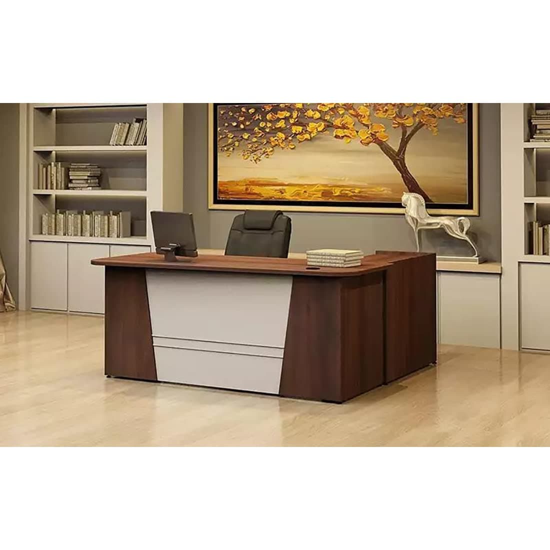 Royaloak Nario Boss Table - 1.6M in Melamine Finish