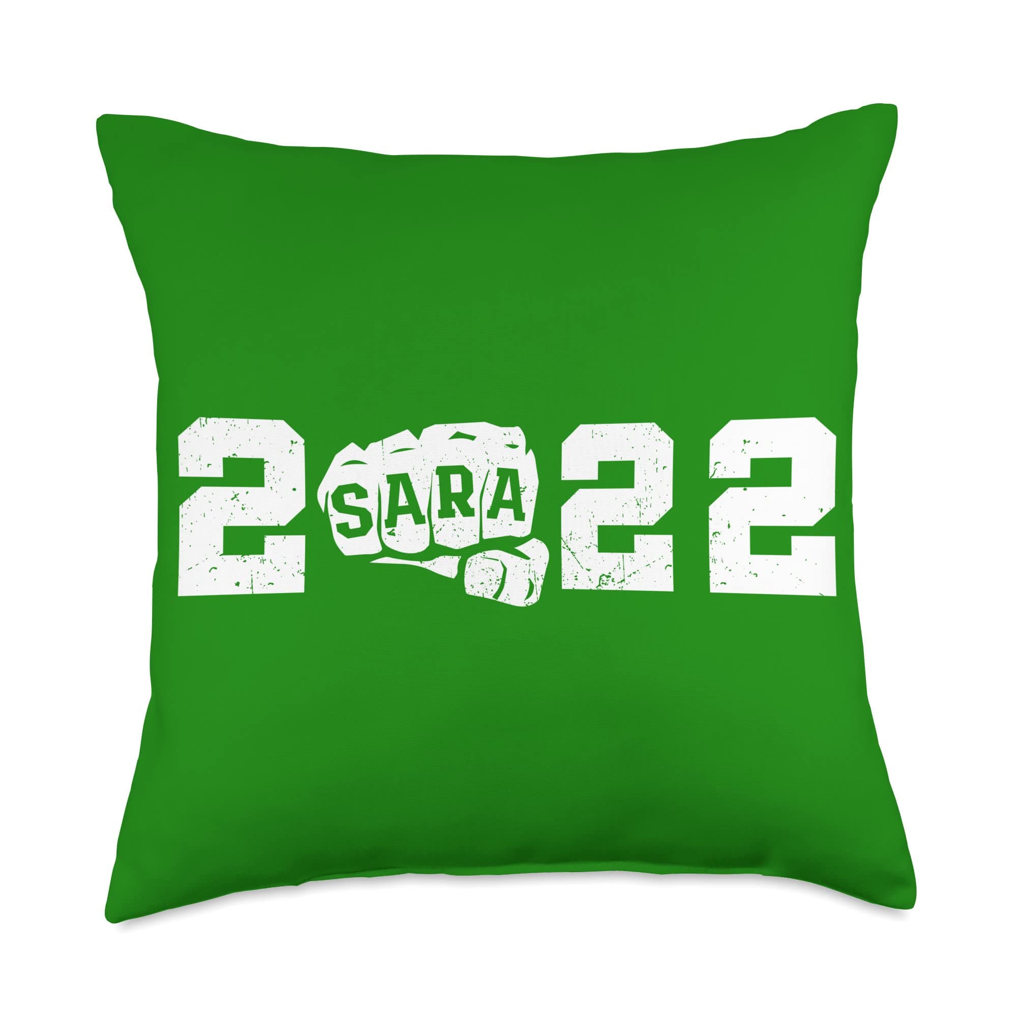 Sara All VP Z Sara Fist All 2022 Vice President Vp Inday Throw Pillow, 18x18, Multicolor