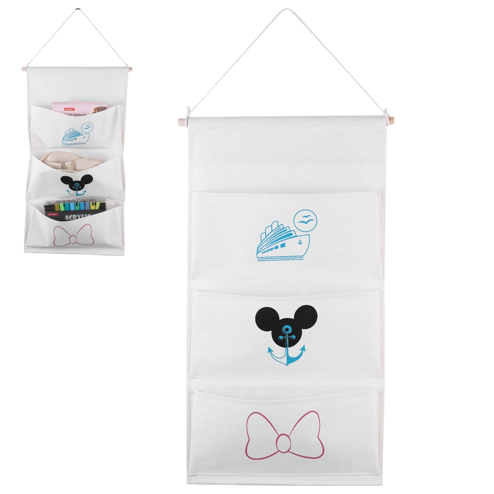 Exclusive Fish Extender Hanger for Effortless Organization and Stylish Showcase of Gifts for Disney Cruise Door Magic (white)
