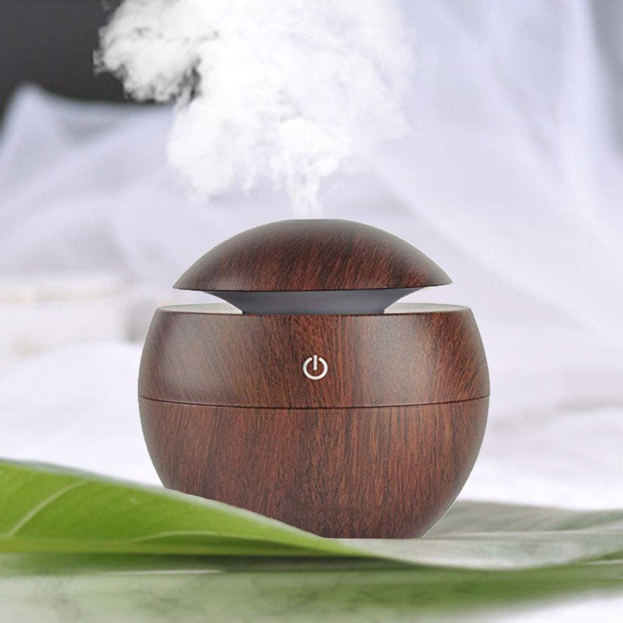 Larrito wooden Cool Mist Humidifiers Essential Oil Diffuser Aroma Air Humidifier with Colorful Change for Car, Office, Babies, humidifiers for home, air humidifier for room (multi coloured)