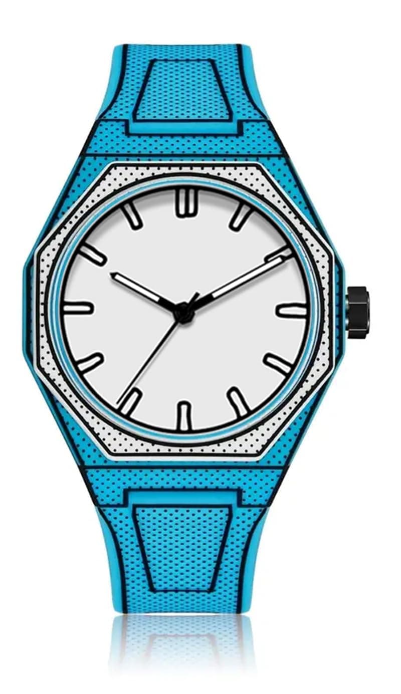 FANMIS Men's Anime-Inspired Fashion Sketch Wristwatch Minimalist Creative Wormhole Design Stylish and Durable Timepiece for Men's Sports Watch