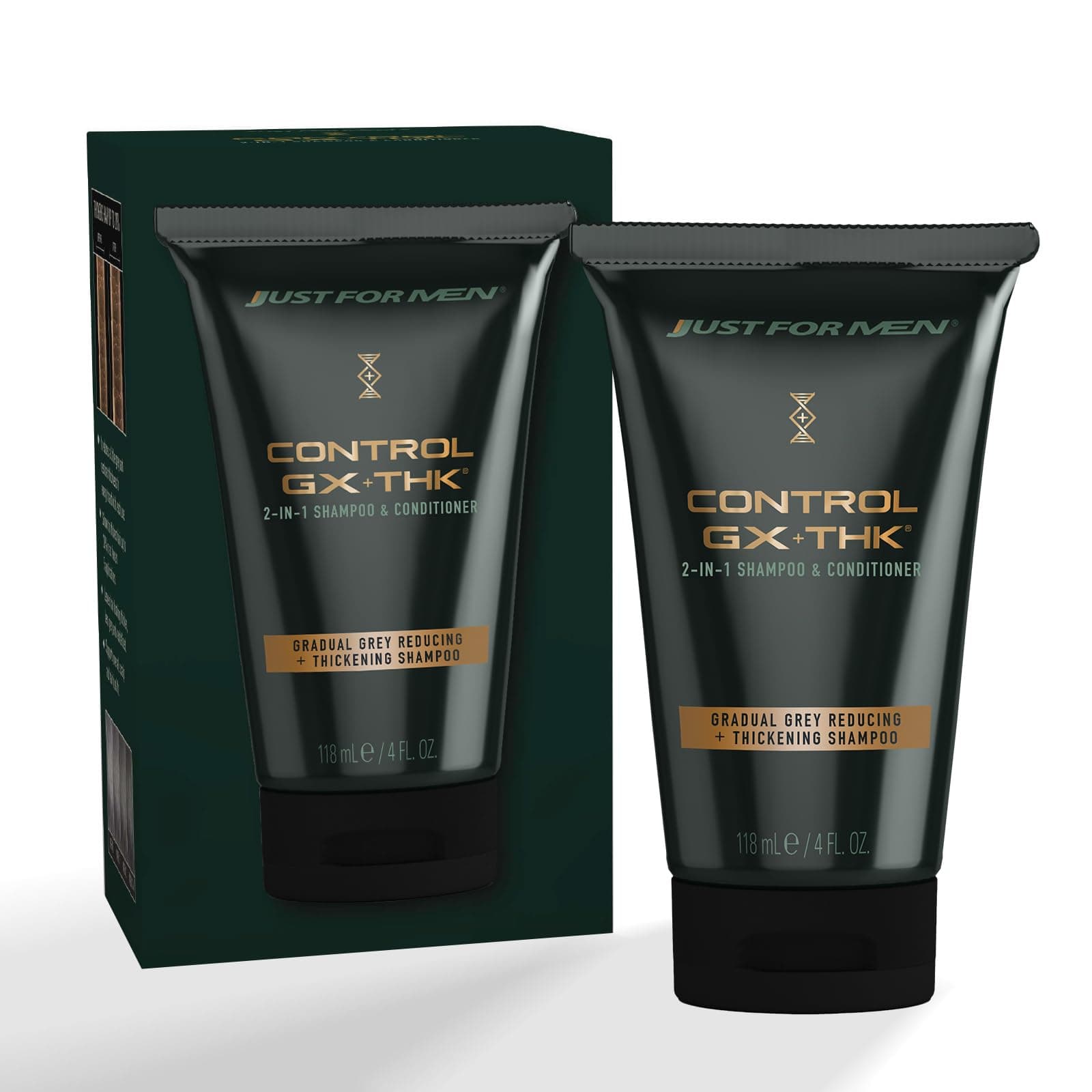 Control GX + THK Thickening Shampoo and Conditioner with Grey Reduction, Shampoo for Thinning Hair with Alpha Keratin, Thickens Hair Up to 20%, Works with Every Hair Texture, 4 oz
