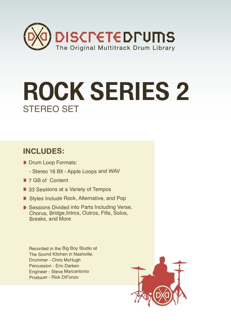 Discrete Drums Rock Series 2 Stereo Set