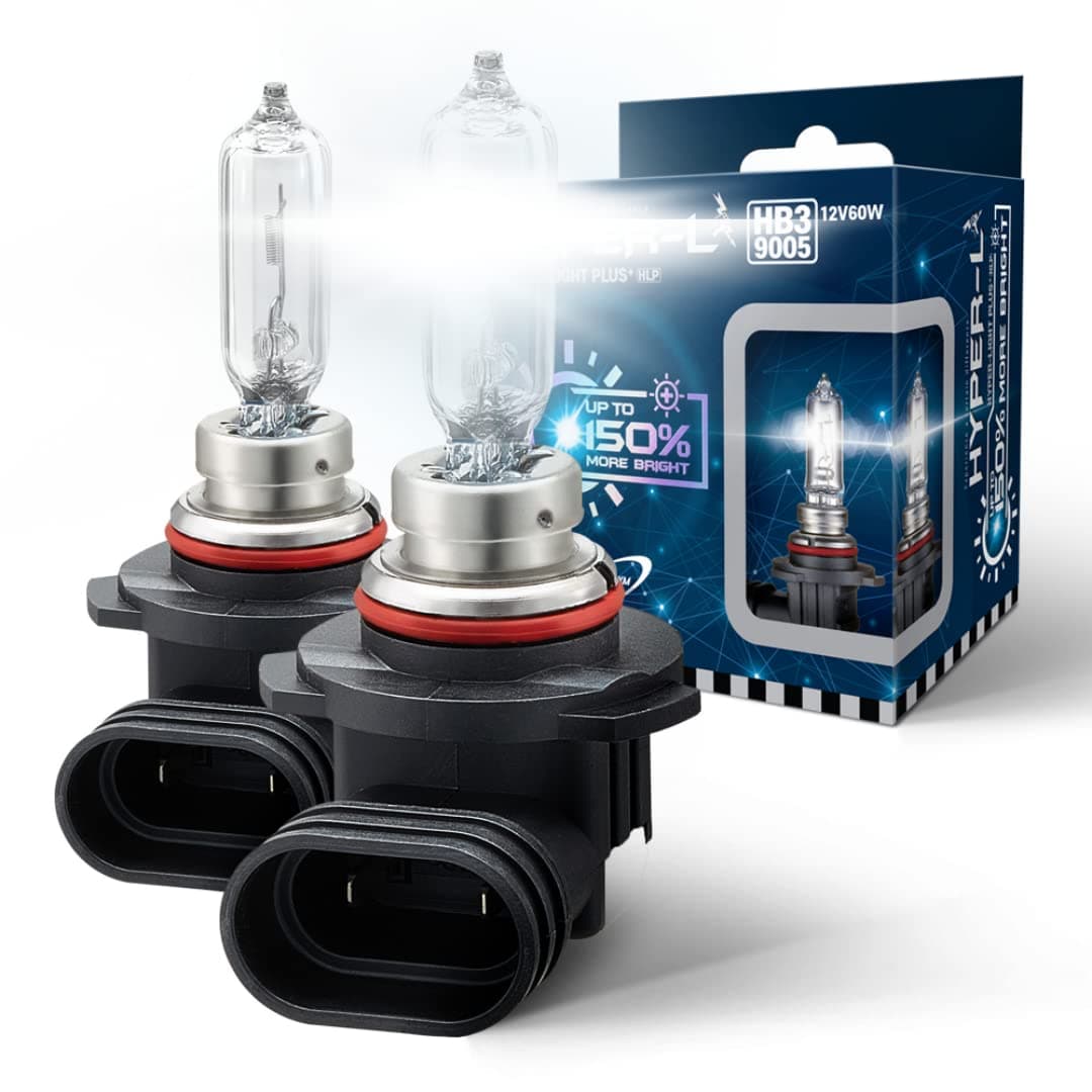 9005 Hyper-L Plus 150% brighter Fog Beam Replacement Headlight Bulb, 2 pack