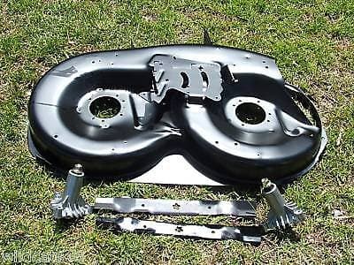 Lawnmowers Parts & Accessories CRAFTSMAN 42" MOWER DECK 176031 WITH MANDRELS BLADES 130794 134149 POULAN HUSKY