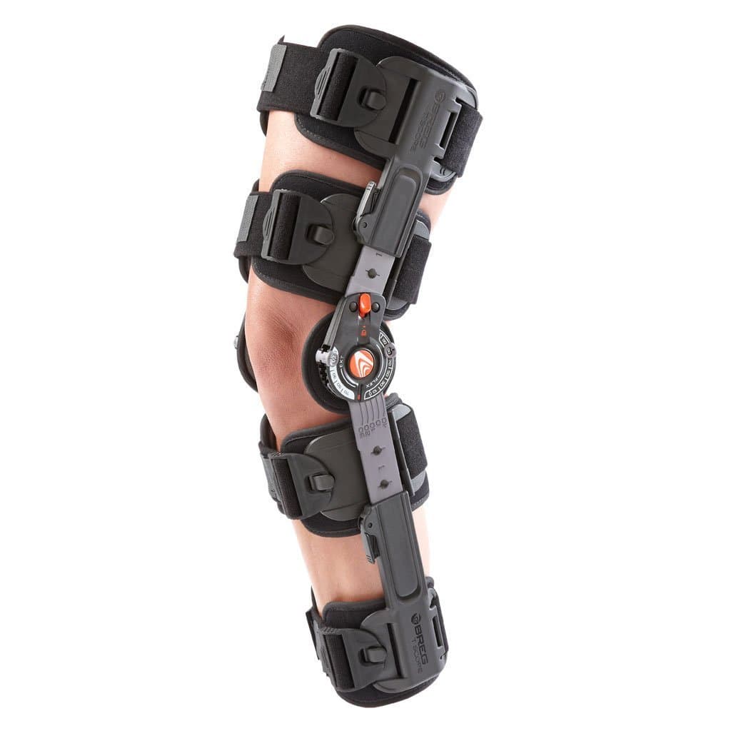 08814 Brace, Orthopedic, Foam Knee Telescoping Hinge Post-Op Strap Lock Quick Clip Buckle T-Scope Latex-Free