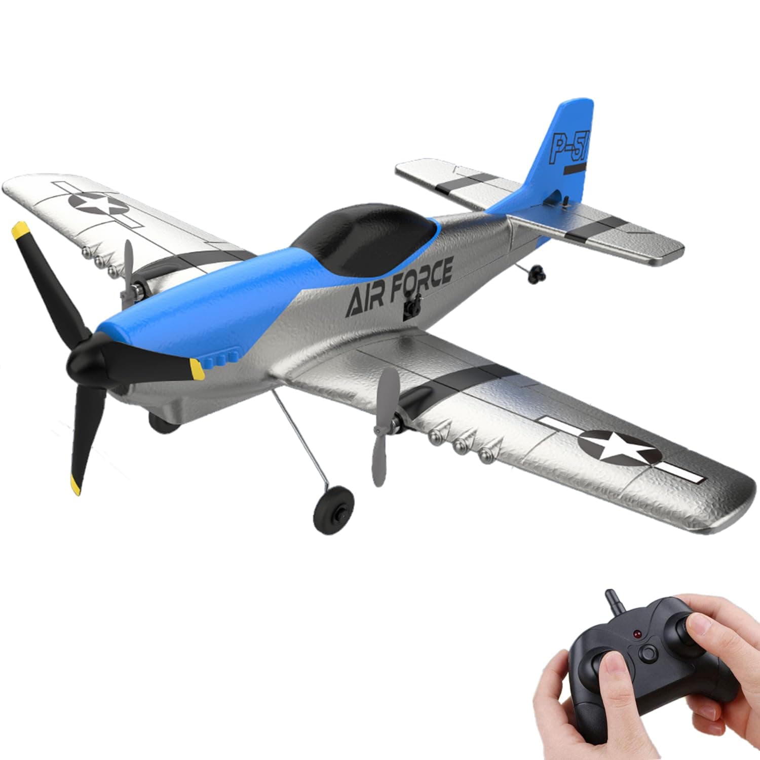 RC Airplane,Remote Control Airplane RTF,RC Plane with Gyro,3 Channel Stable to Flight Remote Control Plane for Kids Boys Beginner Adults
