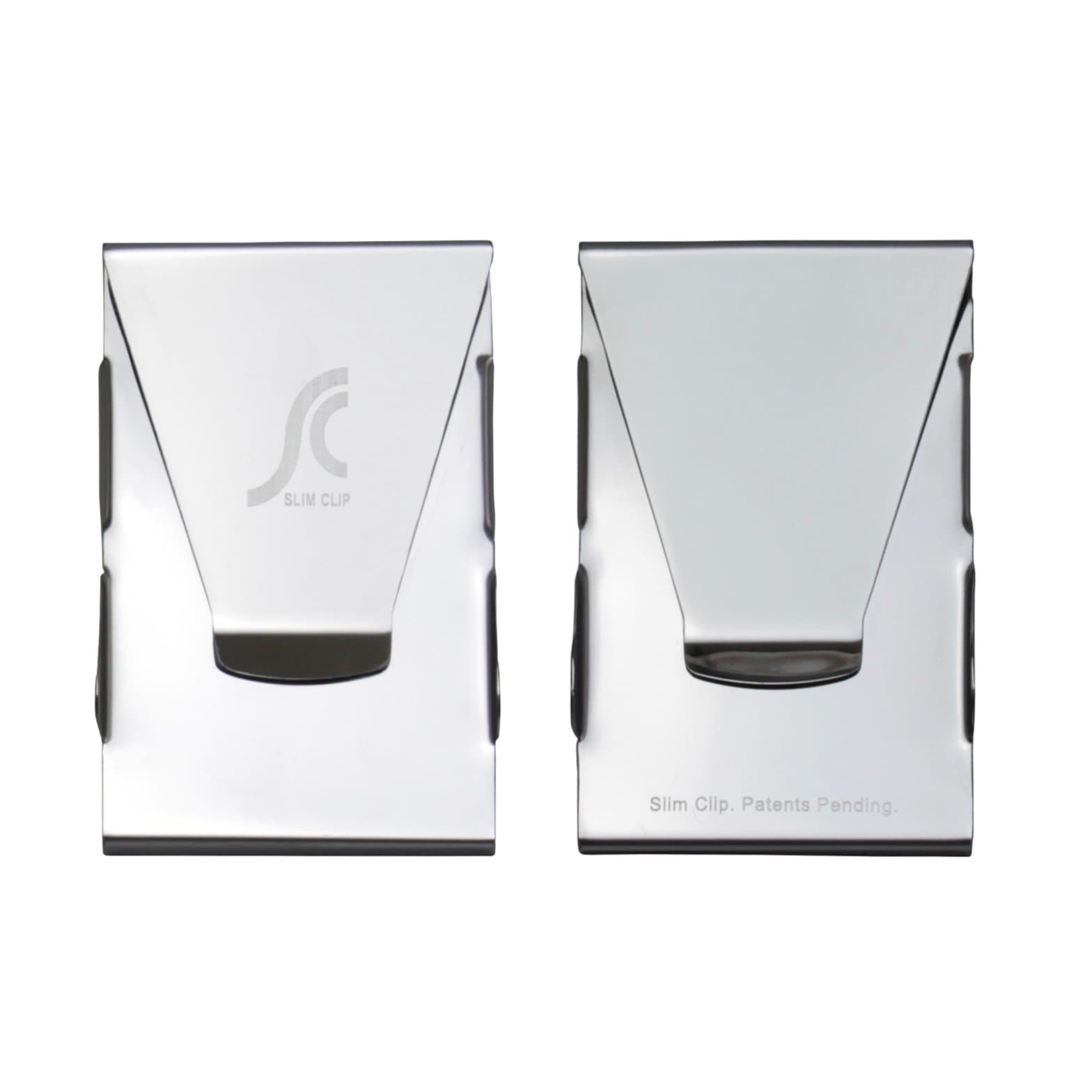 Slim Clip Double Sided Money Clip Credit Card Holder Wallet New Stainless Steel