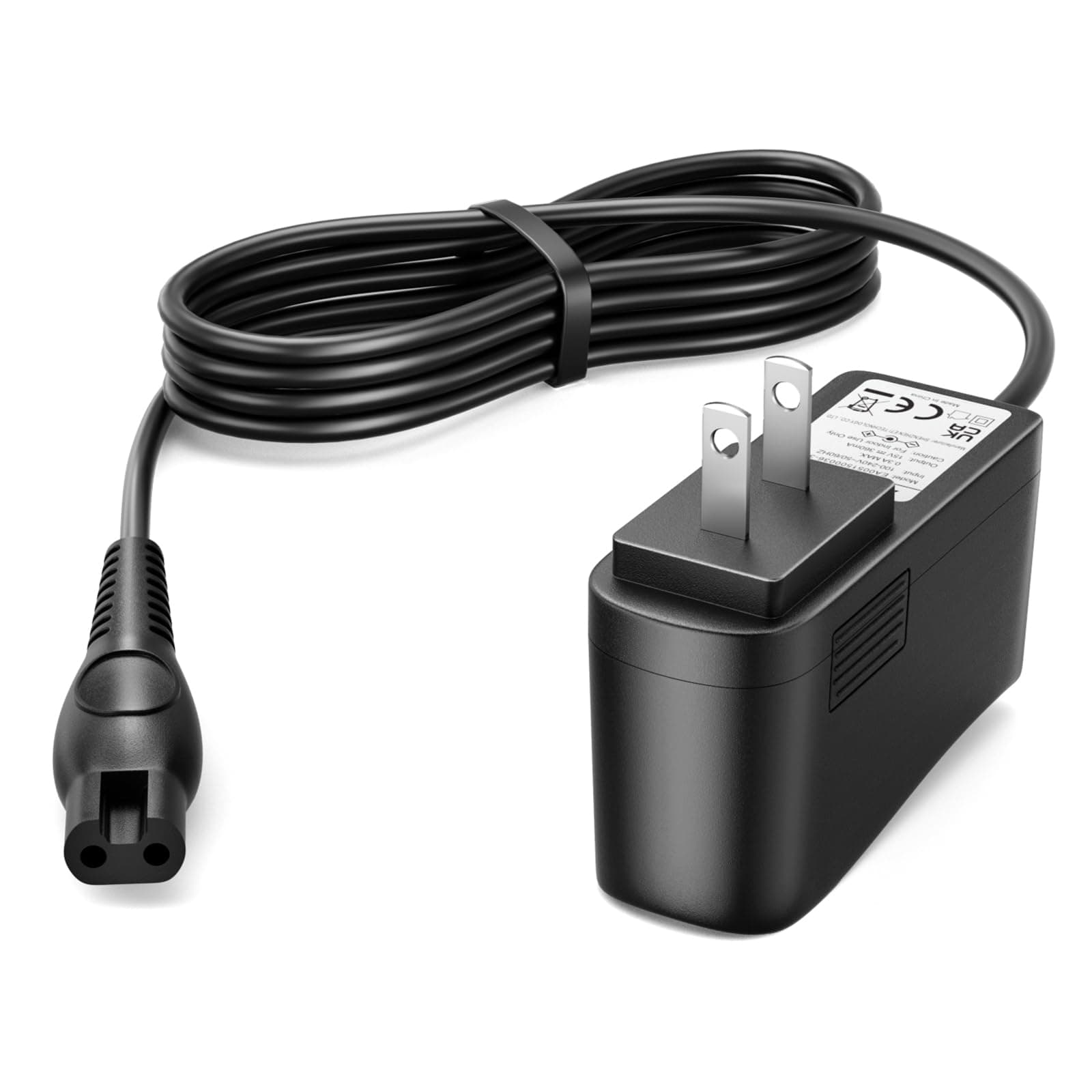 15V Charger Cord Compatible with Philips Norelco HQ8505 3000 5000 6000 7000 9000 Series, Multigroom MG5750 MG7750 MG7770 MG7790 QP6531 BG7030 BG7040 BG5025 S9987 Shaver Trimmer Power Cord