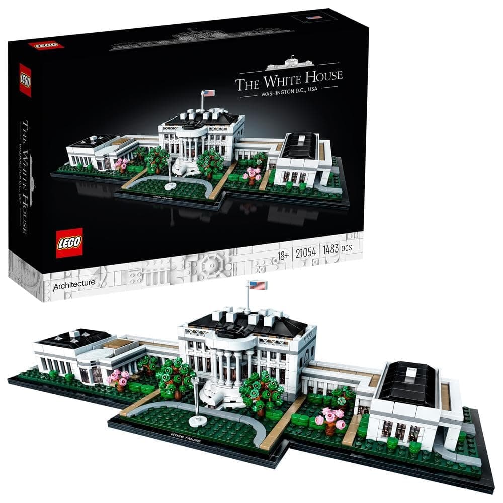Architecture Collection: The White House 21054 Building Kit (1,483 Pieces)