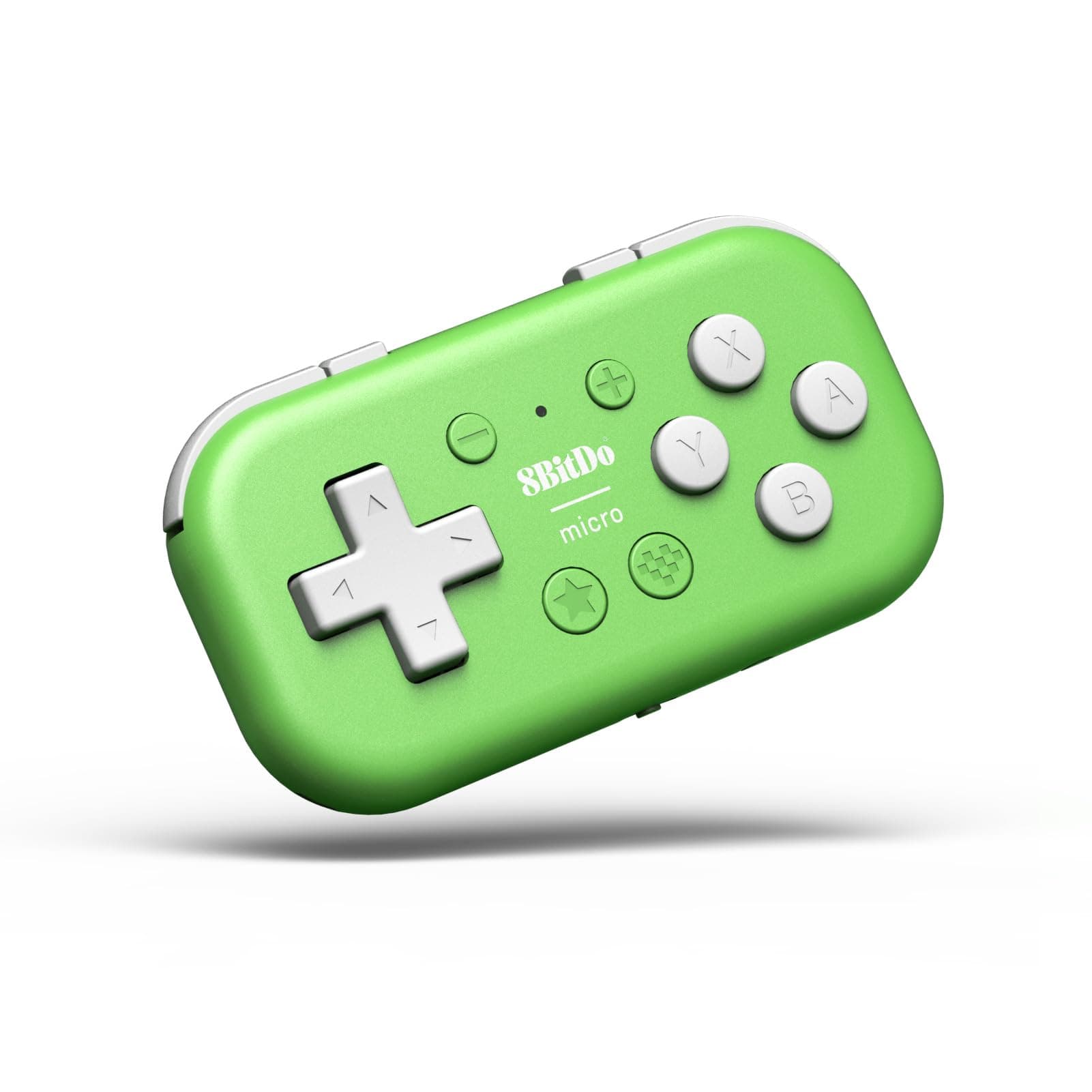 8BitDo Micro BluetoothゲームパッドポケットサイズミニコントローラSwitch、Android、Raspberry Pi用、キーボードモード対応 (Green)