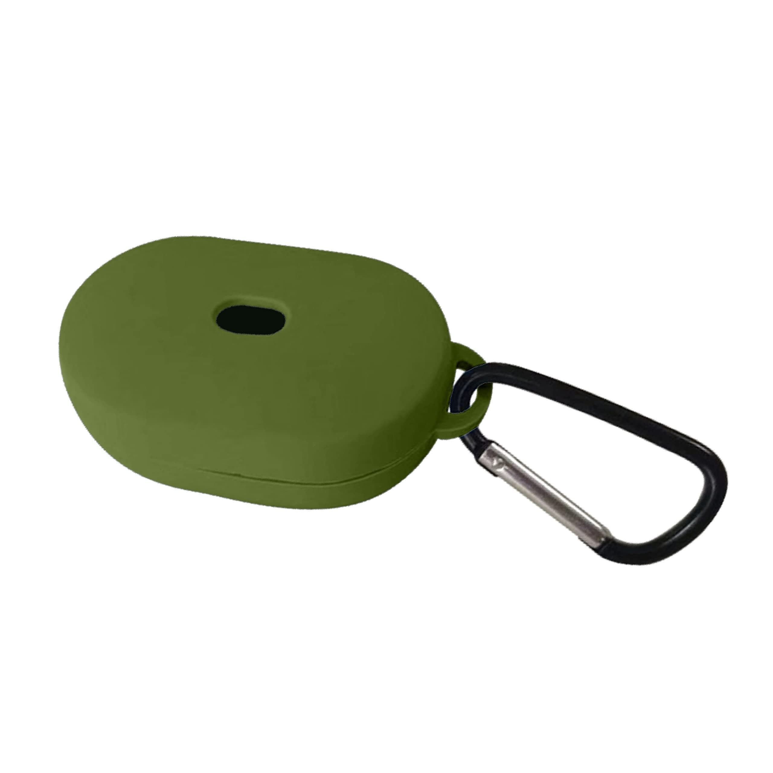 Compatible with Xiaomi Mi Airdots TWS Silicone Case Cover Full Body Protective Shell Shockproof Case/ Pouch for Redmi Earbuds S/Redmi Mi Airdots Green