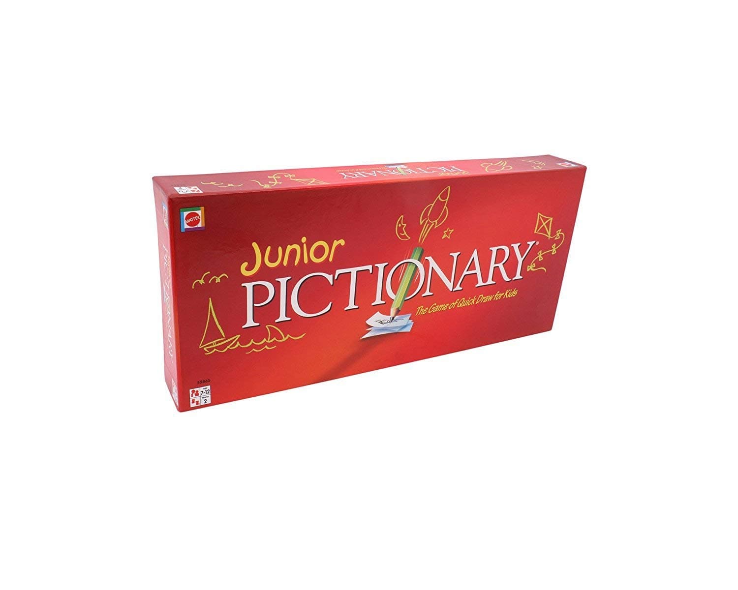 Pictionary Words Junior Classic Game for Adult (Red),pack of 1
