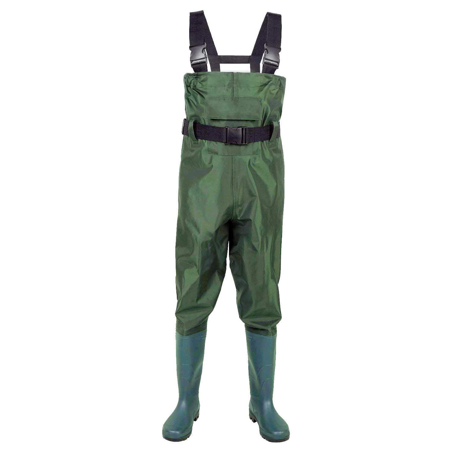 Azuki Fly Fishing Waders with Wading Boots,Fishing Gear,Chest Waders for Fishing