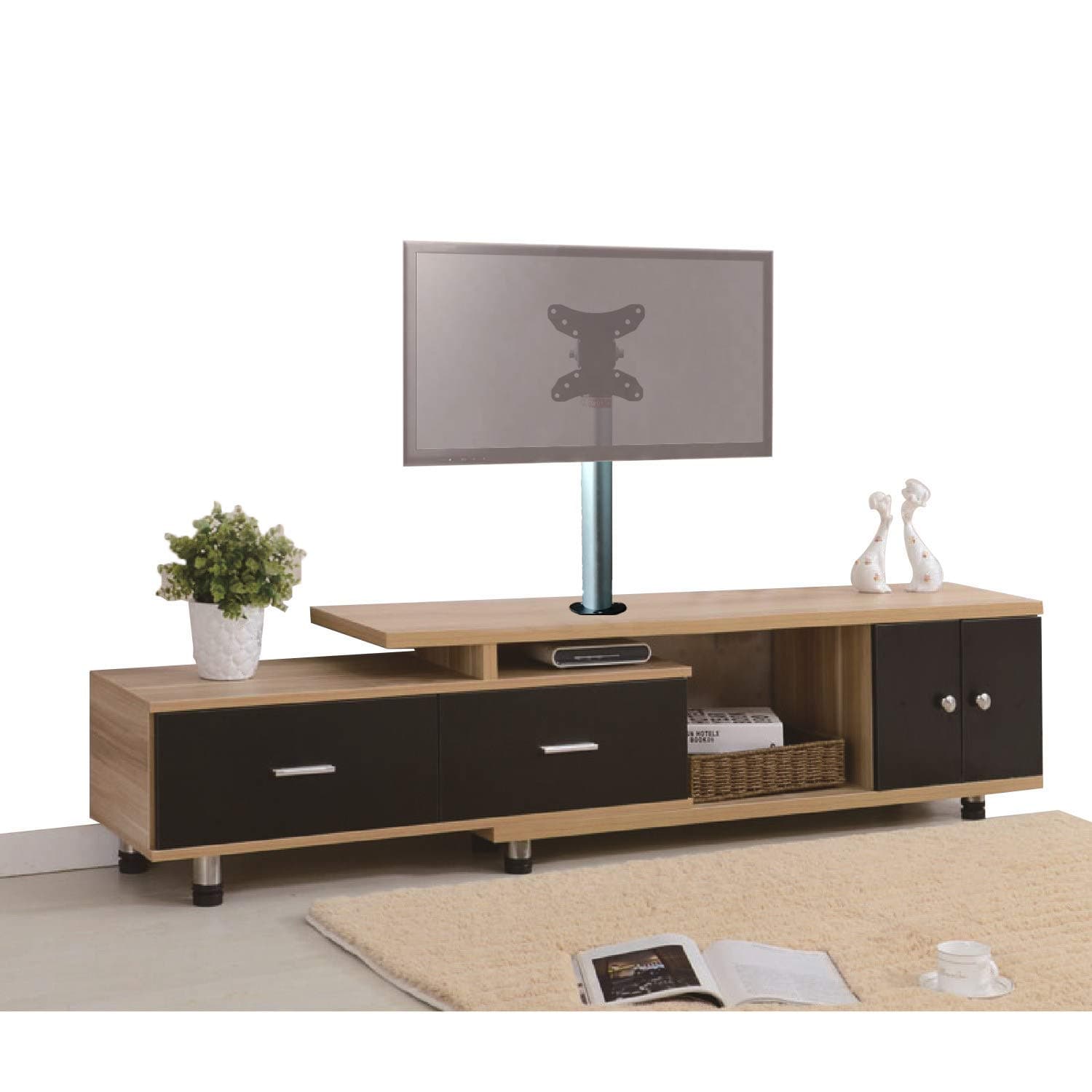 Milagrow VESA Compatible Screen Mount for 10" to 32" LCD/LED/Monitors with 180 Degree Rotation and extendable Wall Ceiling and Table top Mount for Comfortable Viewing Experience