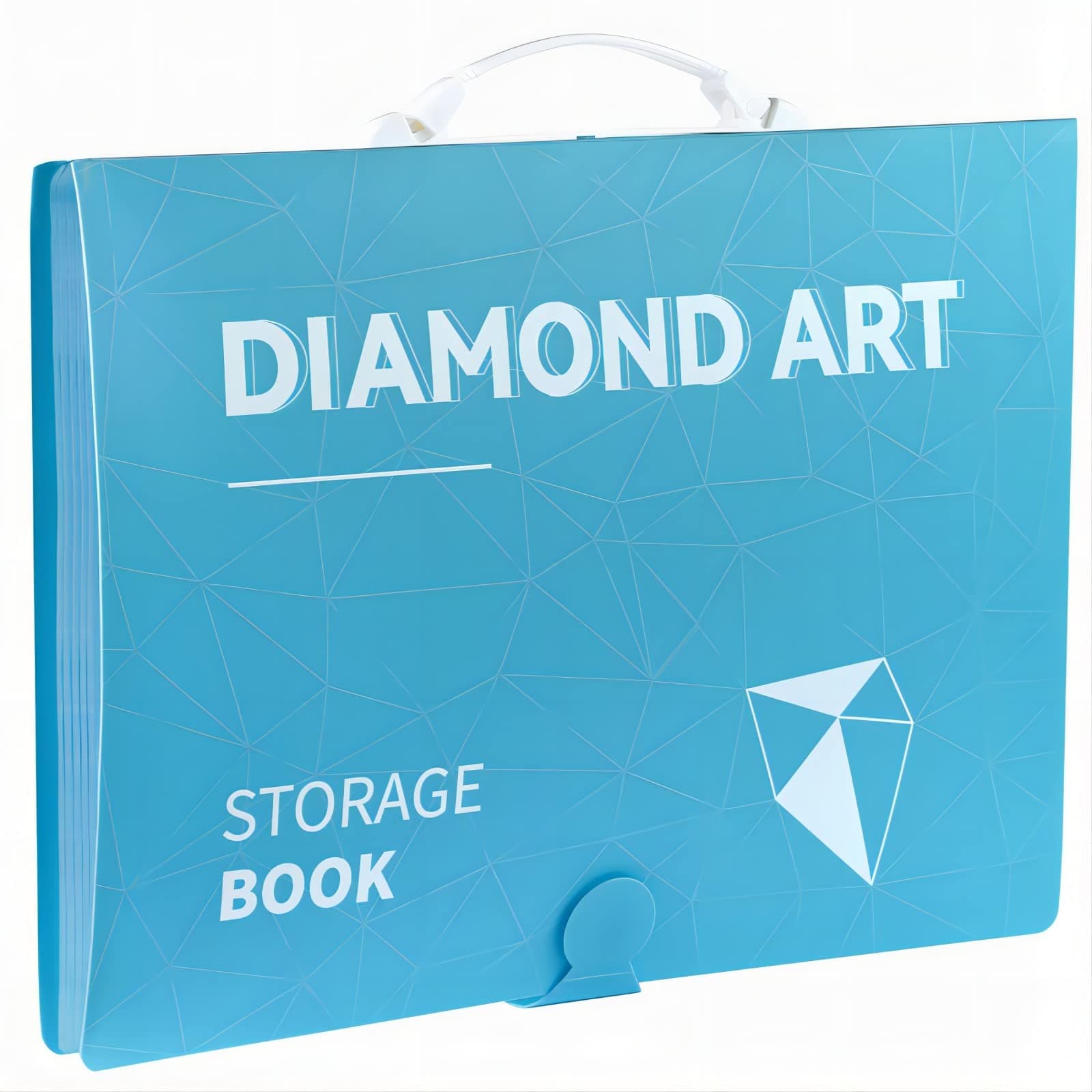 TTPOLONG A3 Diamond Painting Storage Book for Diamond Painting Kits, Diamond Art Portfolio Book for Diamond Painting Accessories with 30 Pags Clear Pockets Plastic Sleeves（16.8X12.5 Inch)