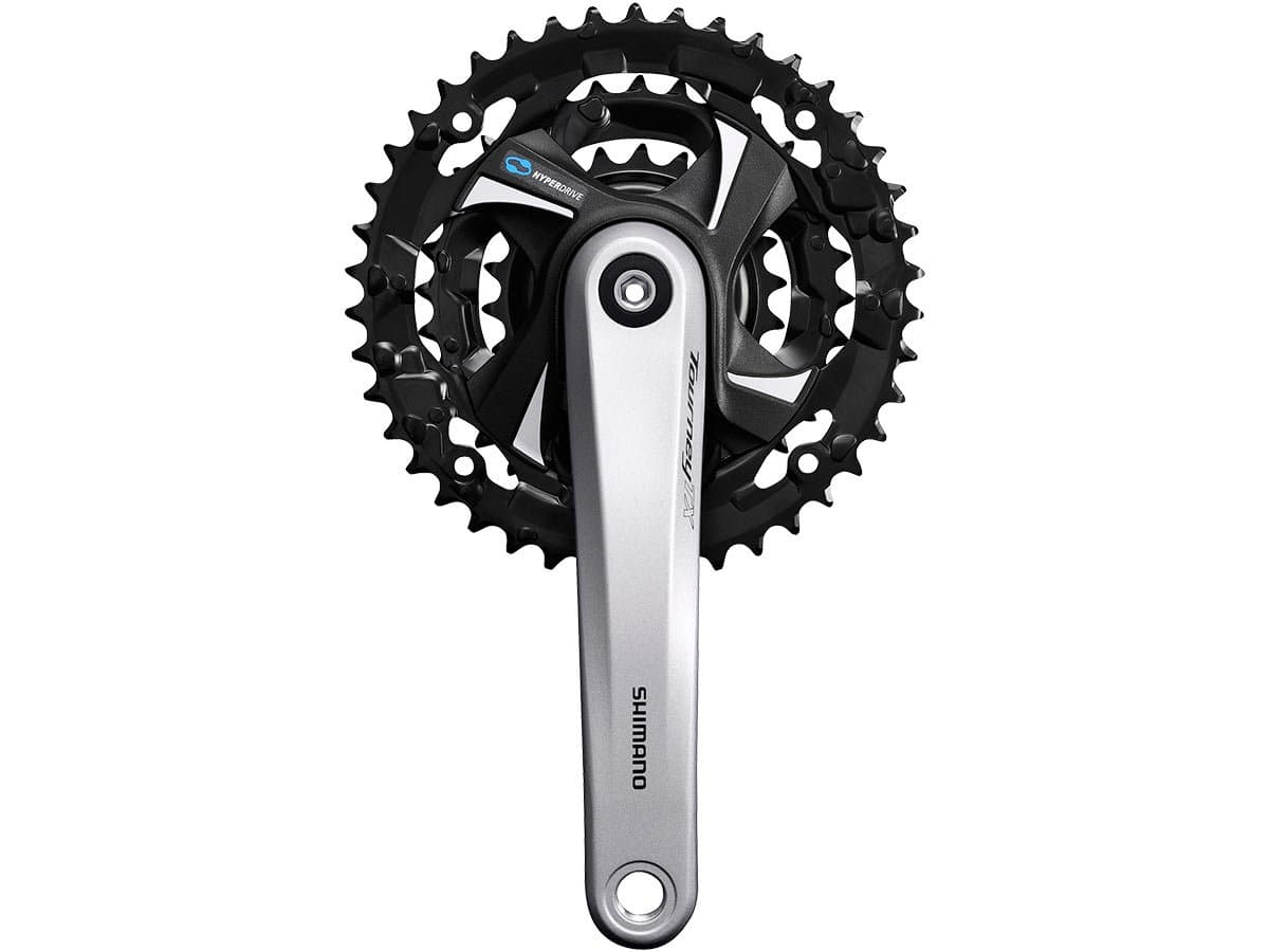 Tourney Shimano FC-TX801, TX, for 7/8-SPEED 170MM 42X32X22T,Silver, w/Chain Guard