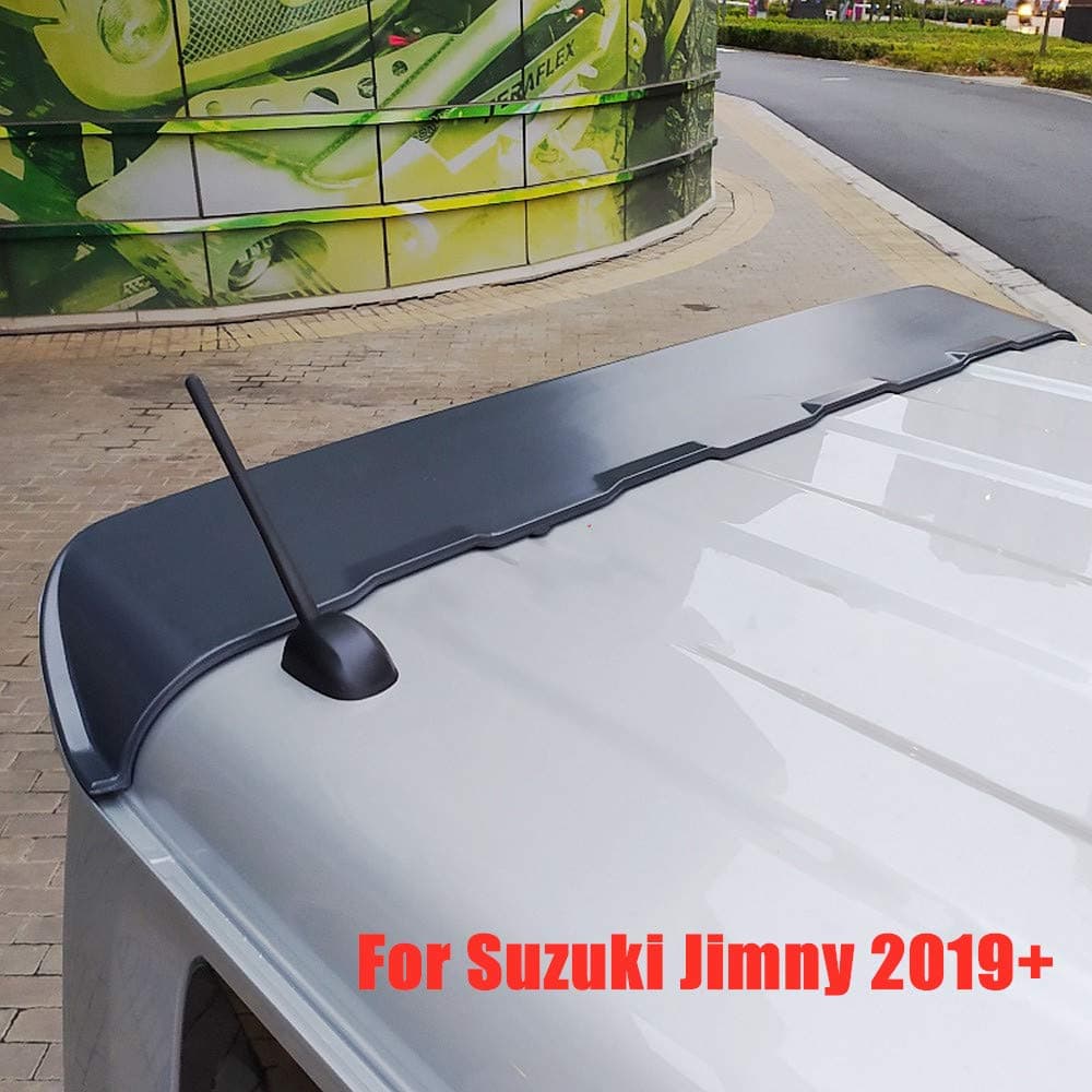 HJHNB ABS Car Rear Spoiler For Suzuki Jimny JB64 JB74 2019 2020, Roof Trunk Boot Tail Lid Window Wing Lip, Car Modification Appearance Upgrade Accessories Decoration