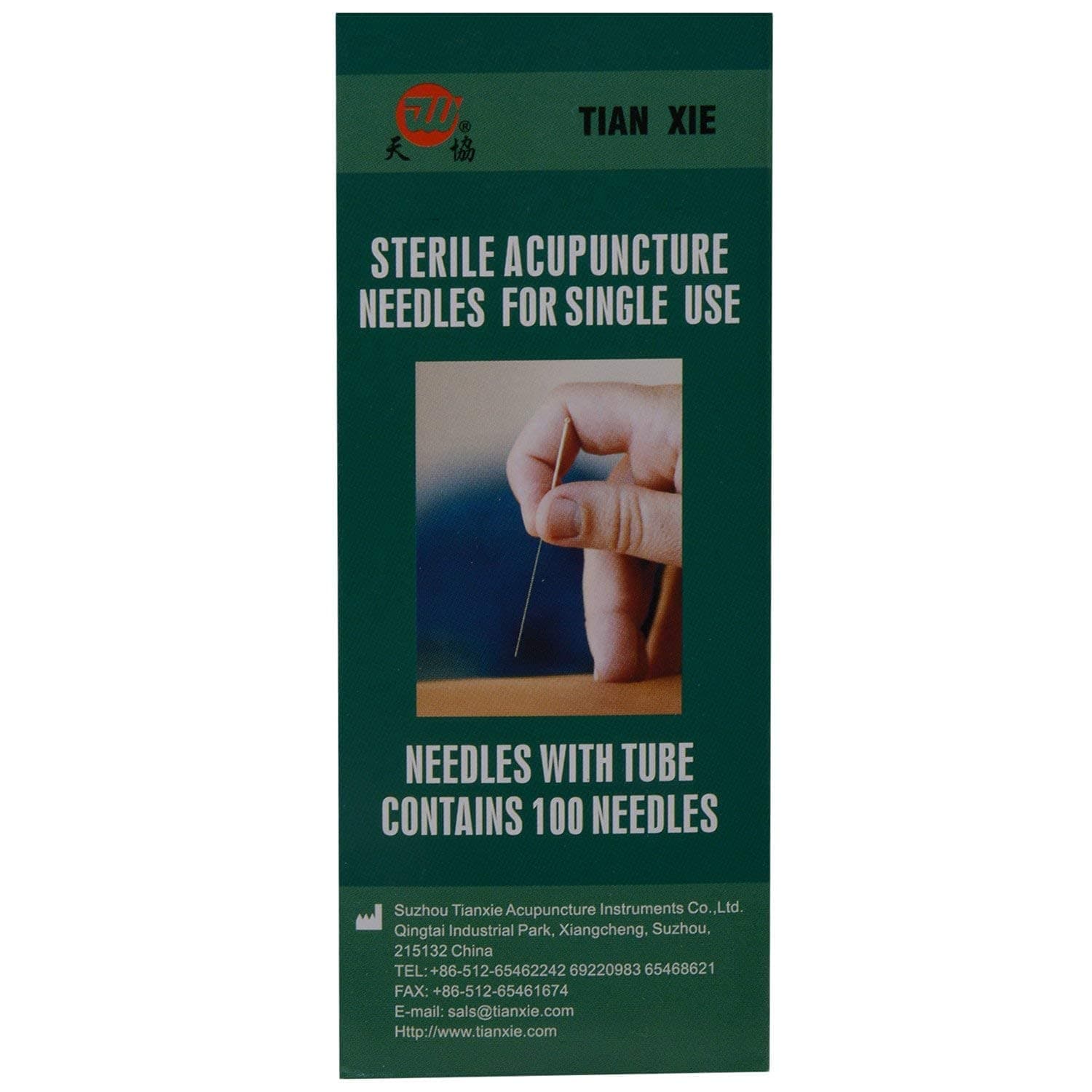 Acupro Health Care System® Sterile Acupuncture Needles For Single Use - Transparent (0.25 X 40Mm)100 Pcs Box
