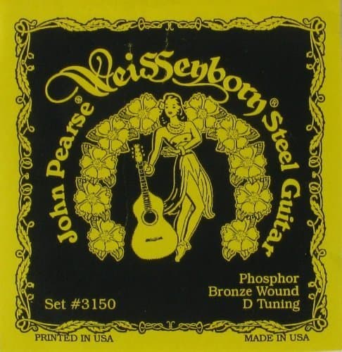 John Pearse 3150H Weissenborn Guitar Phosphor Bronze D Tuning .017-.068